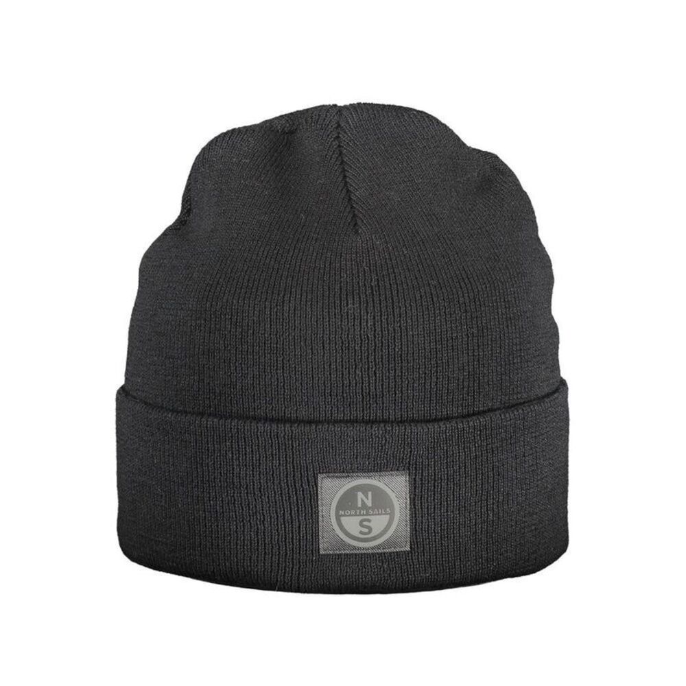 North Sails Polyester Adjustable Cap Men Black Hats & Caps